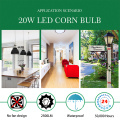 LED CORN Light for Enclosed Fixture Lighting Supper Quality High Lumen IP64 Lamp Most Smallest Size 20W AC,50W Driver 5 Years 80